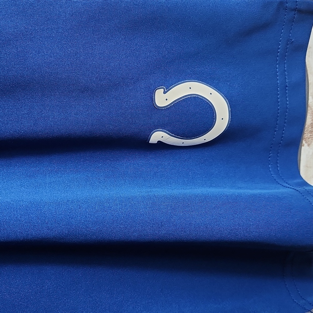Majestic, Men's blue, Indianapolis Colts jersey shorts with symbol. Sz L/G/G - Picture 3 of 5